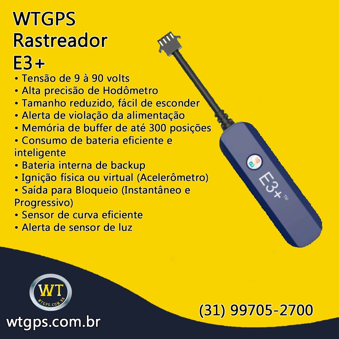 WTGPS RASTREADOR E3+